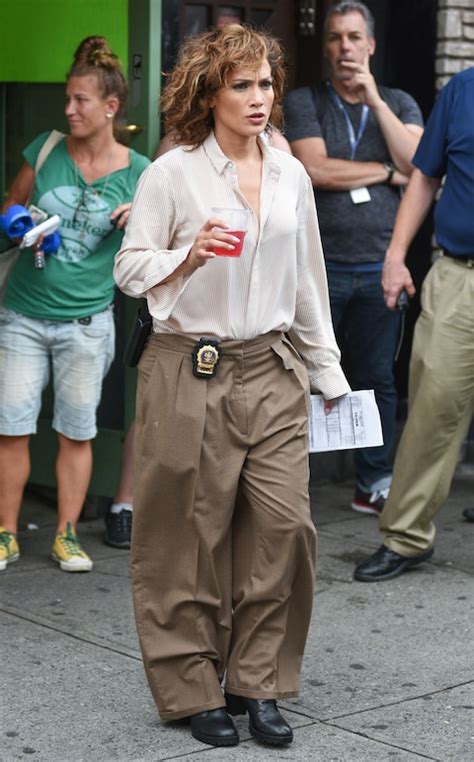 Jennifer Lopez Swaps Revealing Dress For Unflattering Trousers