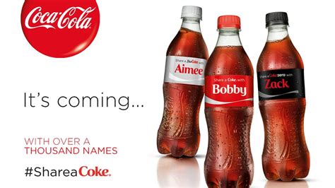 Coca Cola To Reintroduce Popular “share A Coke” Campaign This Time