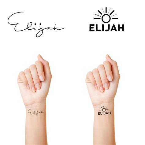 Elijah Name Tattoo Designs Pencilartdrawingseasyflowers