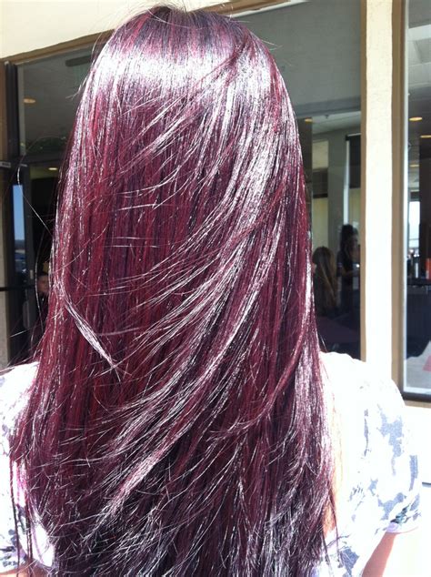 17 Best Images About Black Cherry Hair On Pinterest