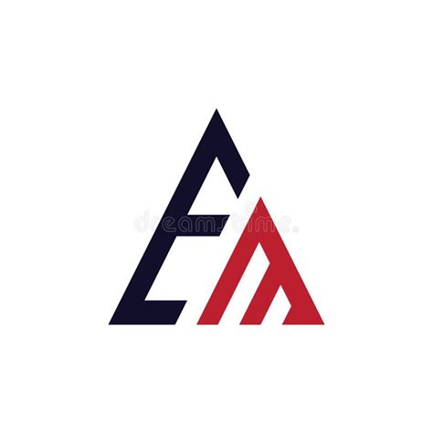 Initial Letter Em Logo Applied For Business Logo Design Inspiration