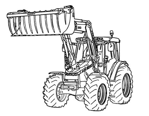 Bauernhof Traktor Ausmalbilder Malvorlagen Boyama Trecker Tractor Feld