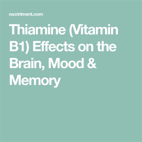 Safety concerns & possible side effects? Thiamine (Vitamin B1) Uses, Benefits, Dosages & Side ...