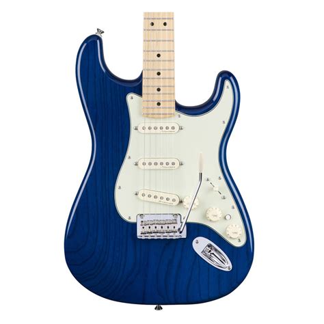 Fender Deluxe Stratocaster Electric Guitar Mn Sapphire Blue Trans At