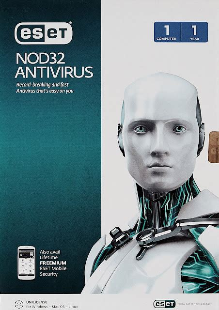 Eset Nod32 Anti Virus Version 8 1 Pc 1 Year Cd A Plus Computers