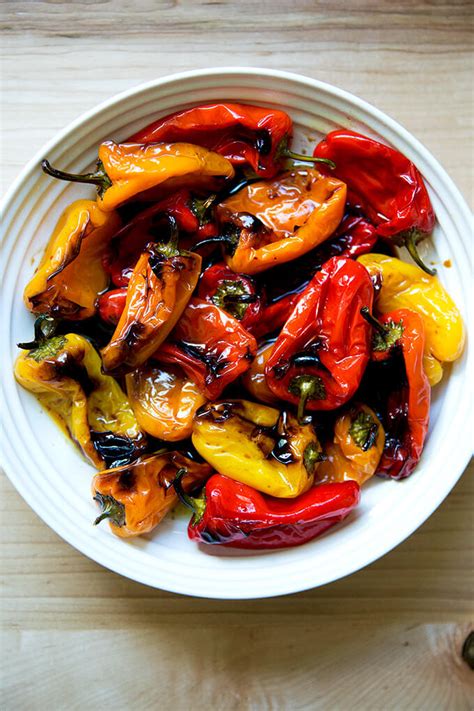 4 Ingredient Balsamic Roasted Peppers Alexandras Kitchen