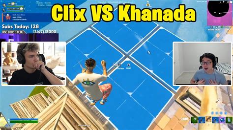 Clix Vs Khanada 2v2 Toxic Fights W Oliverog And Jeff Youtube
