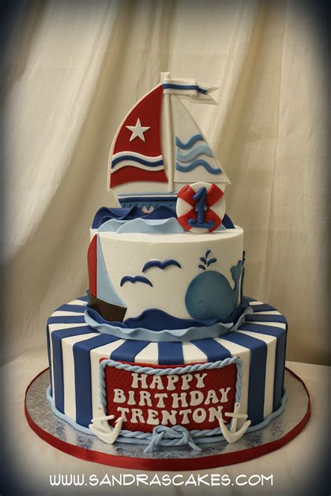 Nautical Birthday Cake