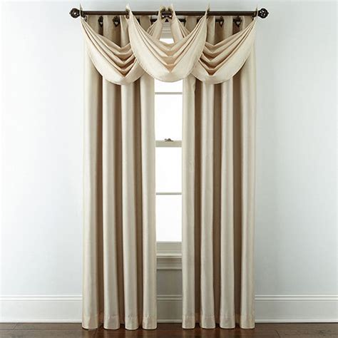 Jcpenney Home Plaza Grommet Top Lined Blackout Curtain Panel Jcpenney