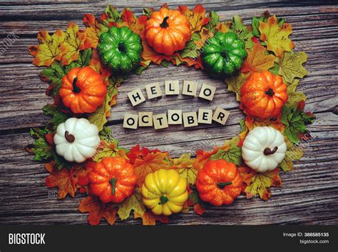 Hello October Alphabet Image And Photo Free Trial Bigstock