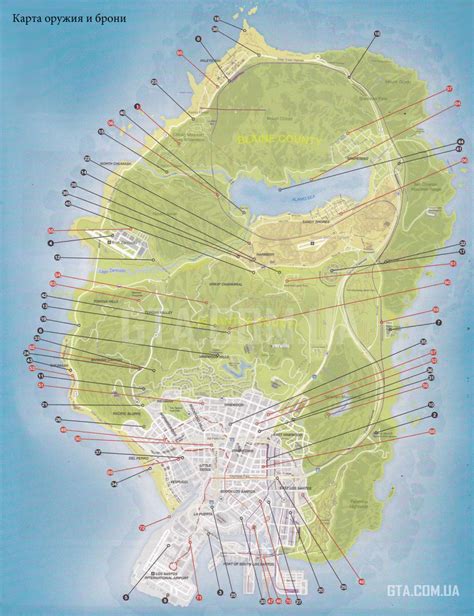 32 Gta 5 Weapons Map Maps Database Source