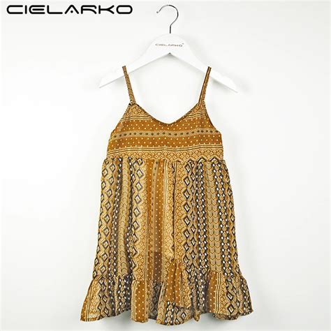 Buy Cielarko Girls Dress Kids Bohemian Dresses Casual