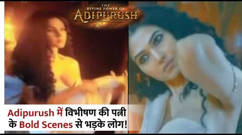 Fans Reaction To Vibhishana Wife In Adipurush Scene Vibhishan Wife In