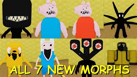 How To Get All 7 New Morphsskins In Backrooms Morphs Secret Badge