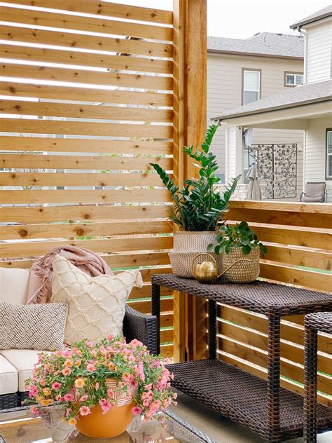 Diy Pergola How To Build A Pergola On A Patio With Wood Slat Privacy