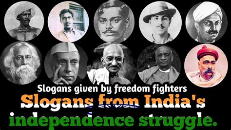 Slogans By Indian Freedom Fighters Youtube