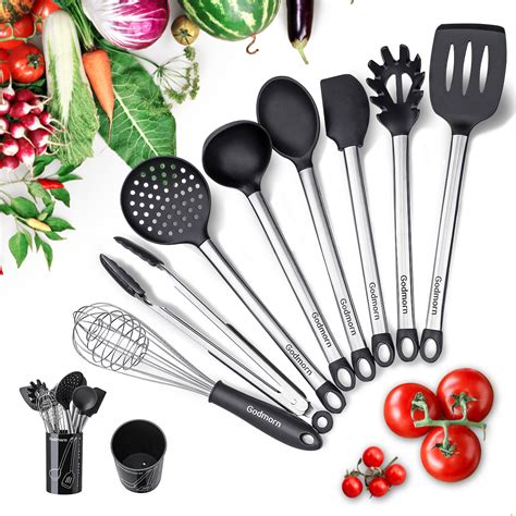 When youre in the market for new kitchen utensils and gadgets, it makes sense to look for products that will last and make cooking easier. Kitchen Cooking Gadget Set, 9 piece Cookware Set with ...