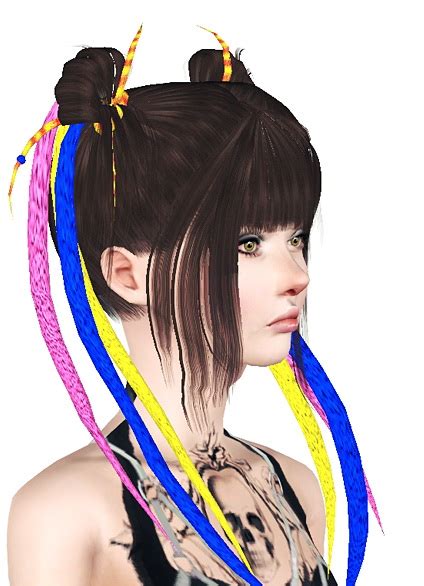 Play haircut games made just for girls! Sintiklia`s JENNA hairstyle retextured by Jas - Sims 3 Hairs