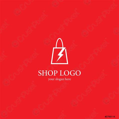 Shop Logo Template Stock Vector 2790114 Crushpixel
