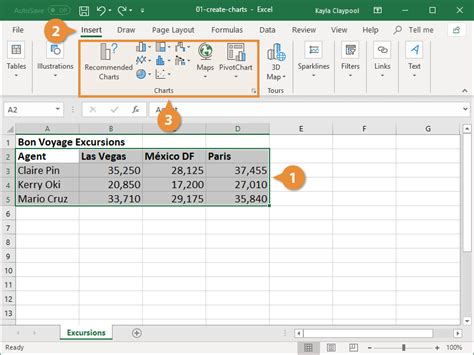How To Create A Chart Or Graph In Excel Online Courses Siit It