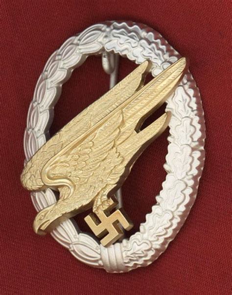 Replica Ww2 German Luftwaffe Paratroopers Badge