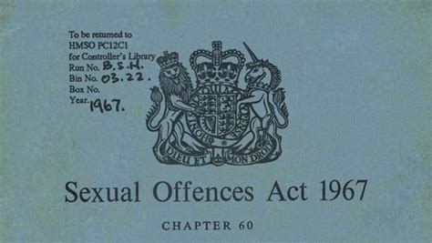 Lgbt History Month 50th Anniversary Of The Sexual Offences Act
