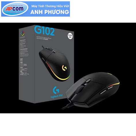 Chuột Logitech G102 Prodigy Gaming Đen Chính Hãng Shopee Việt Nam