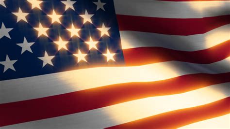 American Flags On Black Background Stock Footage Video 126403