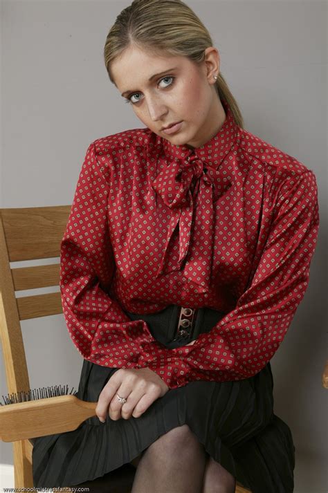pussy bow blouse blouse and skirt pleated skirt business outfits women dominant women maid