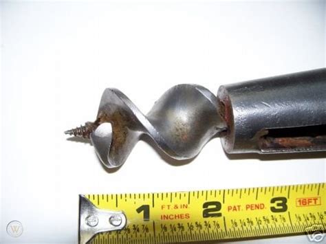 Antique Bung Hole Drill Beer Whisky Barrel Vintage Tool 30307207