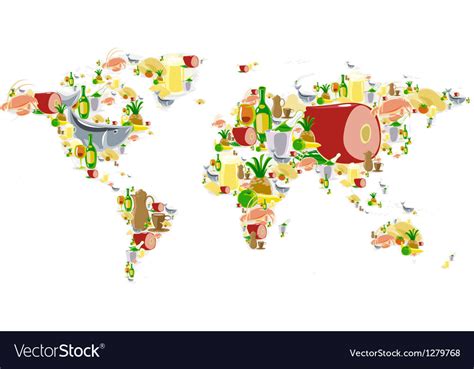 Food Map Of The World