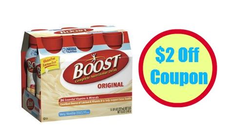 2 Off Boost Drink Coupon Southern Savers