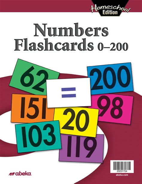 Number 0 200 Flashcards A Beka Book