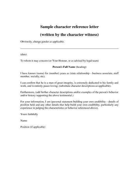 Character letter judge template for court family member sample. Free Printable Recommendation Letter To A Judge Before Sentencing - Judge Sample Character ...