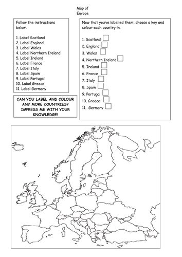 European Mapwork Teaching Resources