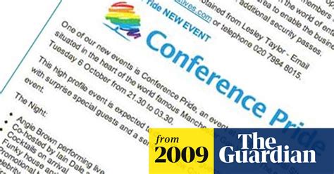 Tories Seek To Win Gay Vote With New Rainbow Logo Conservative Conference 2009 The Guardian