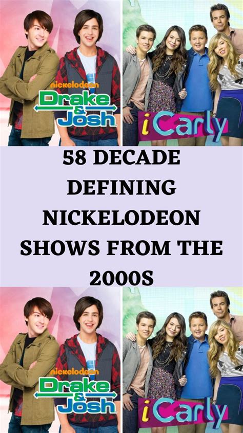 58 Decade Defining Nickelodeon Shows From The 2000s Nickelodeon Shows