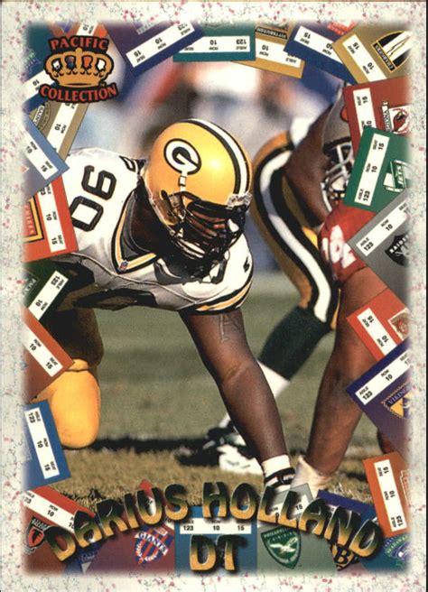 1996 Pacific Litho Cel Game Time Packers Football Card Gt42 Darius