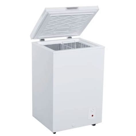 avanti cf350m0w is 3 5 cubic foot stand alone upright chest deep freezer white 1 piece baker s