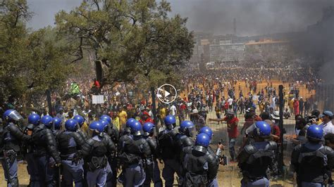 Scenes From Protests In South Africa The New York Times