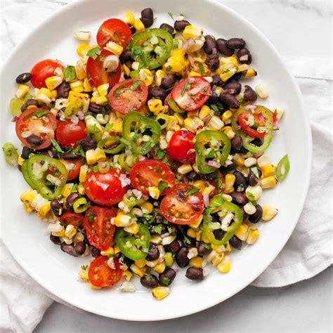 Grilled Corn Tomato Salad With Lime Vinaigrette Last Ingredient