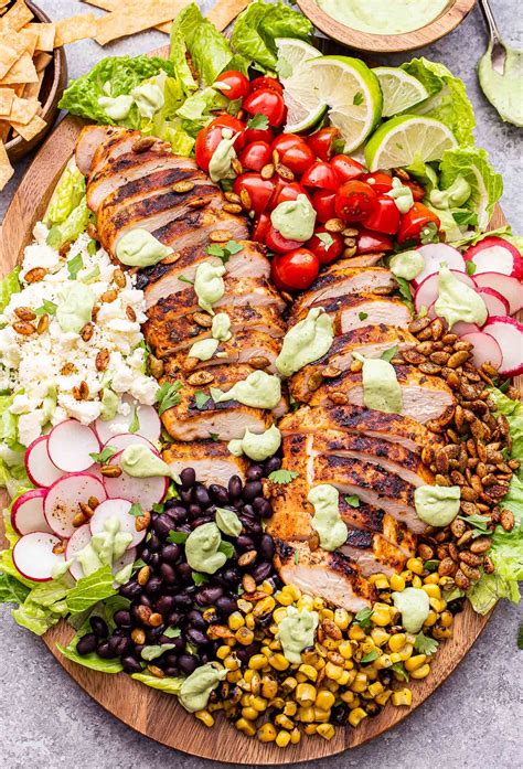 Southwest Chicken Salad With Avocado Lime Dressing Recipe Runner