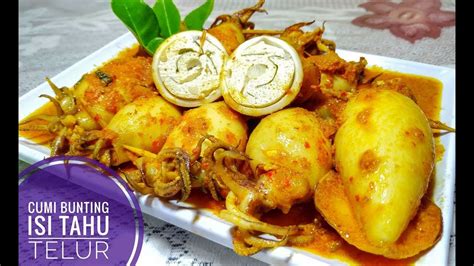 CARA MEMBUAT CUMI BUNTING ISI TAHU TELUR / KALIO CUMI BUNTING | Recipes