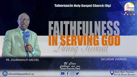 Faithfulness In Serving God During Revival With Przigirinshuti Michel