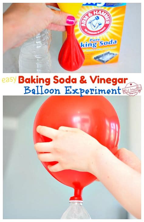 Baking Soda And Vinegar Balloon Experiment Easy And Fun Kid Friendly
