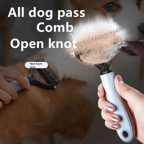 Dog Knot Comb Dog Hair Double Sided Comb Comb Hair Removal Golden Hair