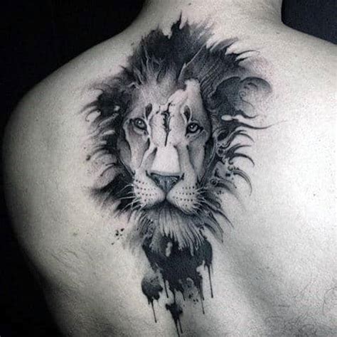 The lion tattoo designs, which in itself is a symbol of strength and perseverance, can every well be depicted with the body of a man showing the strength that he has enclosed within his heart. 85 Lion Tattoos For Men - A Jungle Of Big Cat Designs