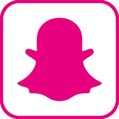 Square Outline Snapchat Logo Purple Pnggrid