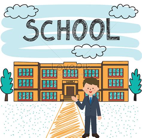 Dalam para remaja masa kini. ilustrasi sekolah kartun vektor gambar unduh gratis_imej ...
