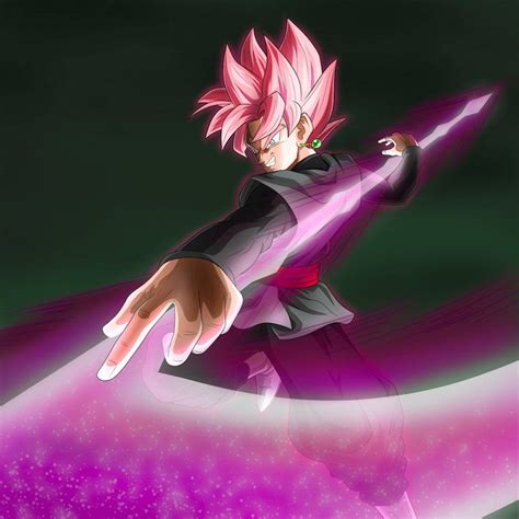 Goku Rosé Black Dibujos De Goku Black Personajes De Dragon Ball